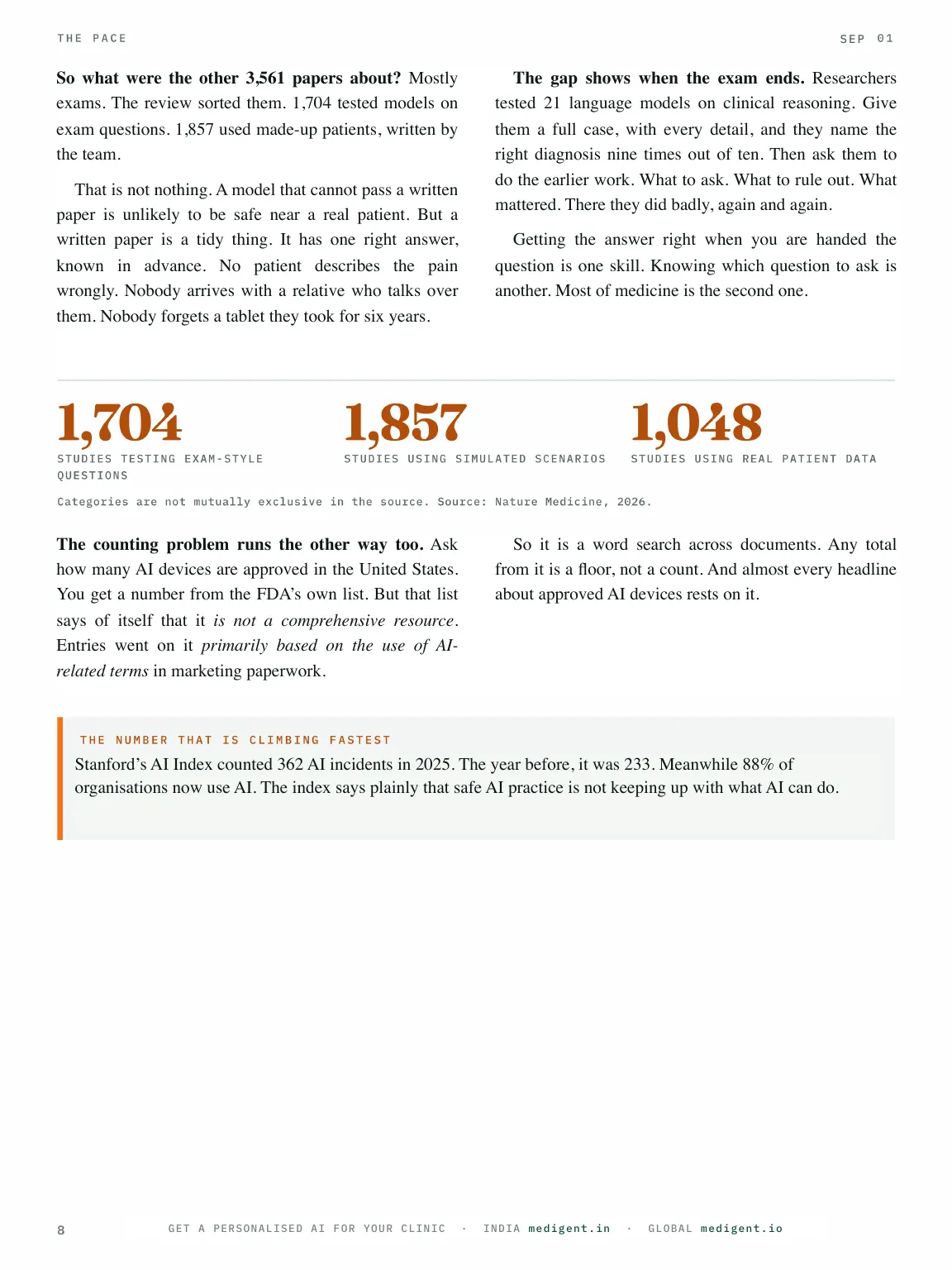 MediGent AI Clinicals, Issue 01, page 8