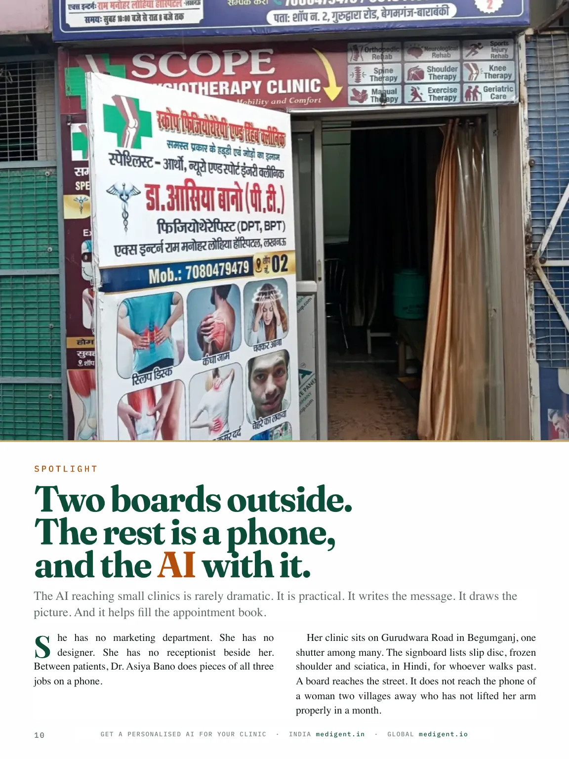 MediGent AI Clinicals, Issue 01, page 10