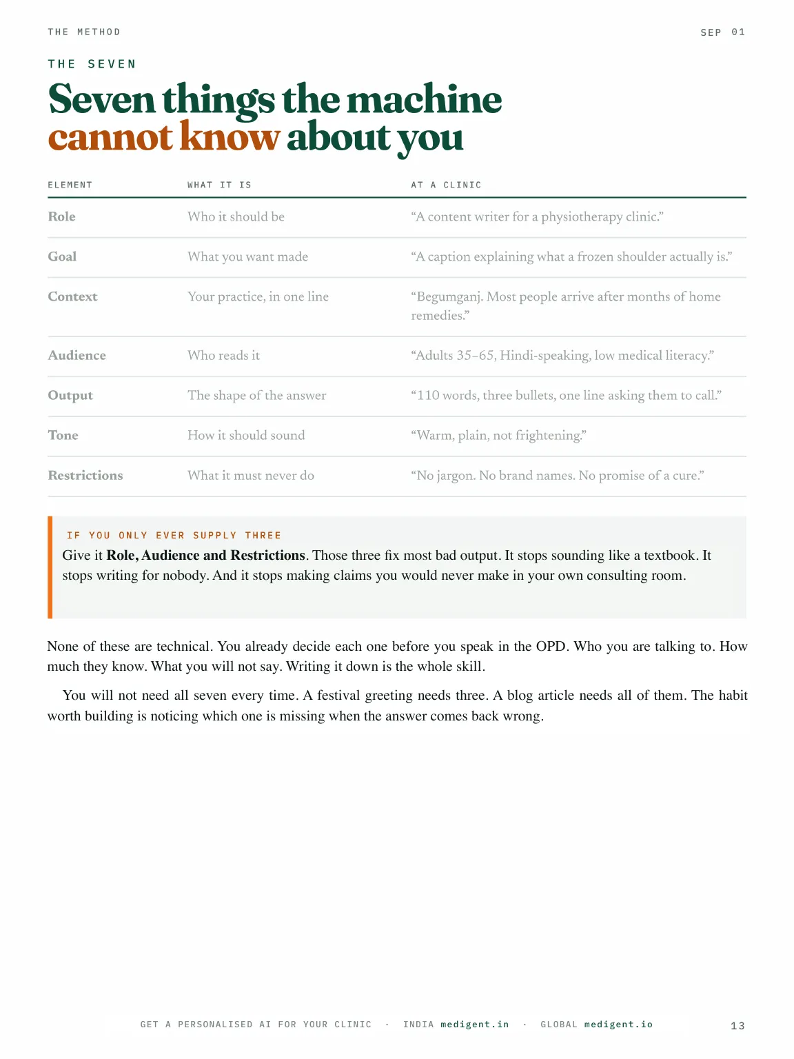 MediGent AI Clinicals, Issue 01, page 13