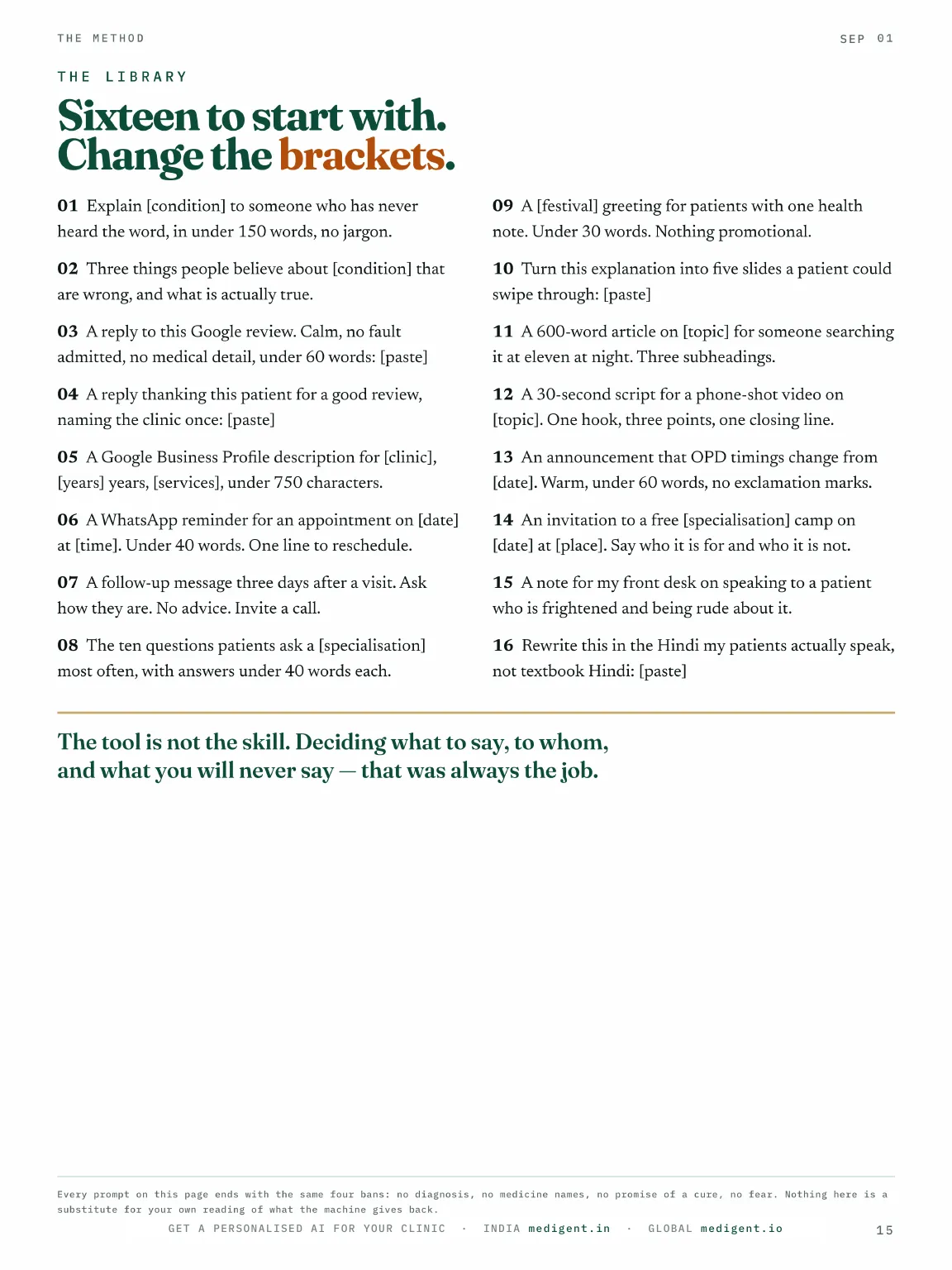 MediGent AI Clinicals, Issue 01, page 15